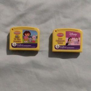 2 game cartridges for My First LeapPad learning system, untested